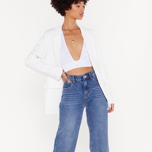 Nasty Gal Jackets & Blazers - Mix Business Longline blazer